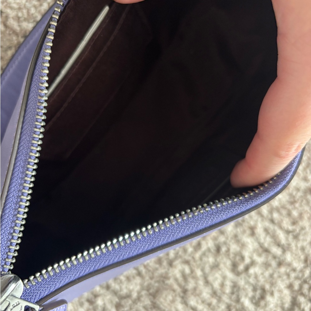 Coach Purple Leather Crossbody Teri Bag - Picture 5 of 5